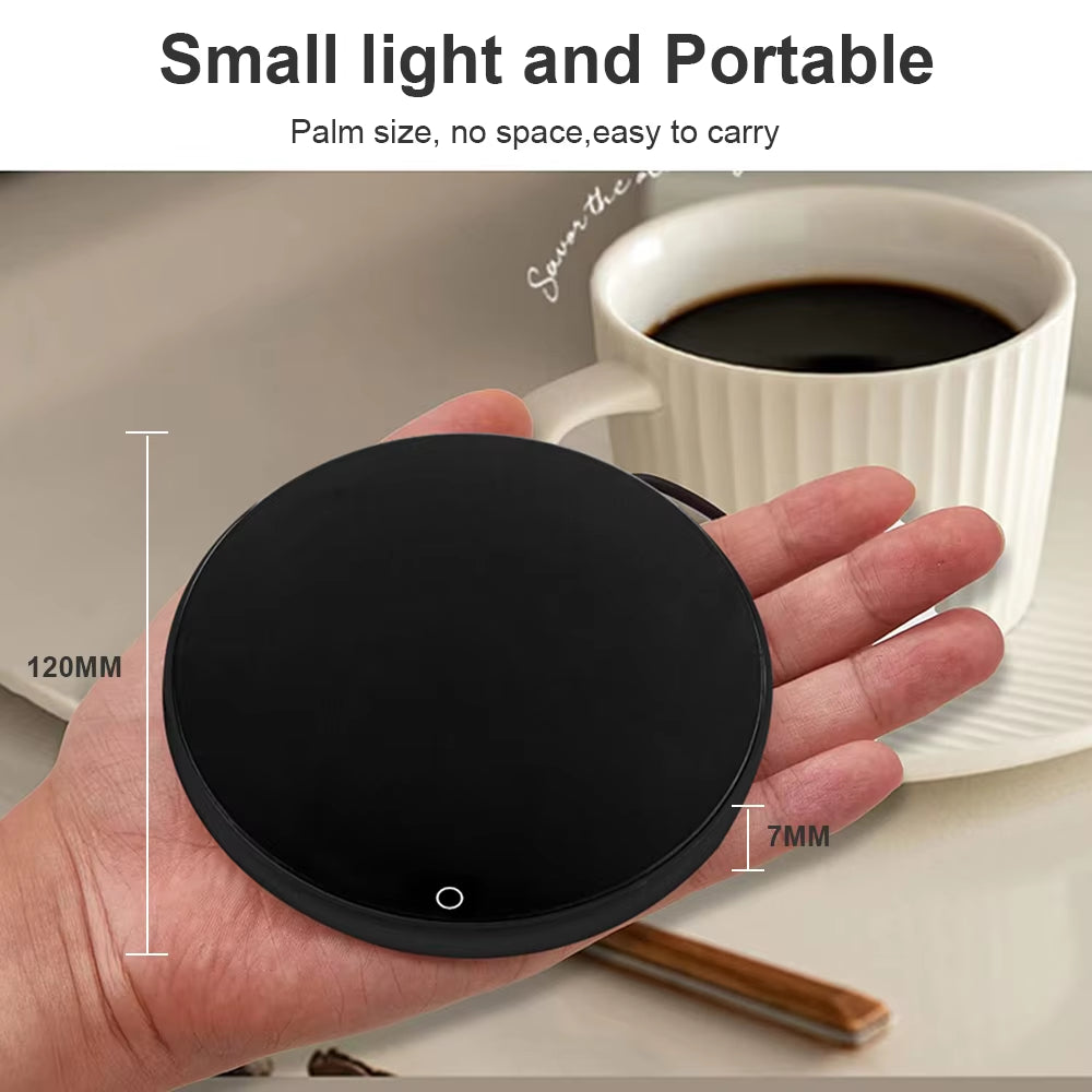 Cup Heater USB Coffee Mug Warmer Electric Milk Tea Cup Heating Coaster Cup Warmer for Home Office USB Desk Cup Warmer